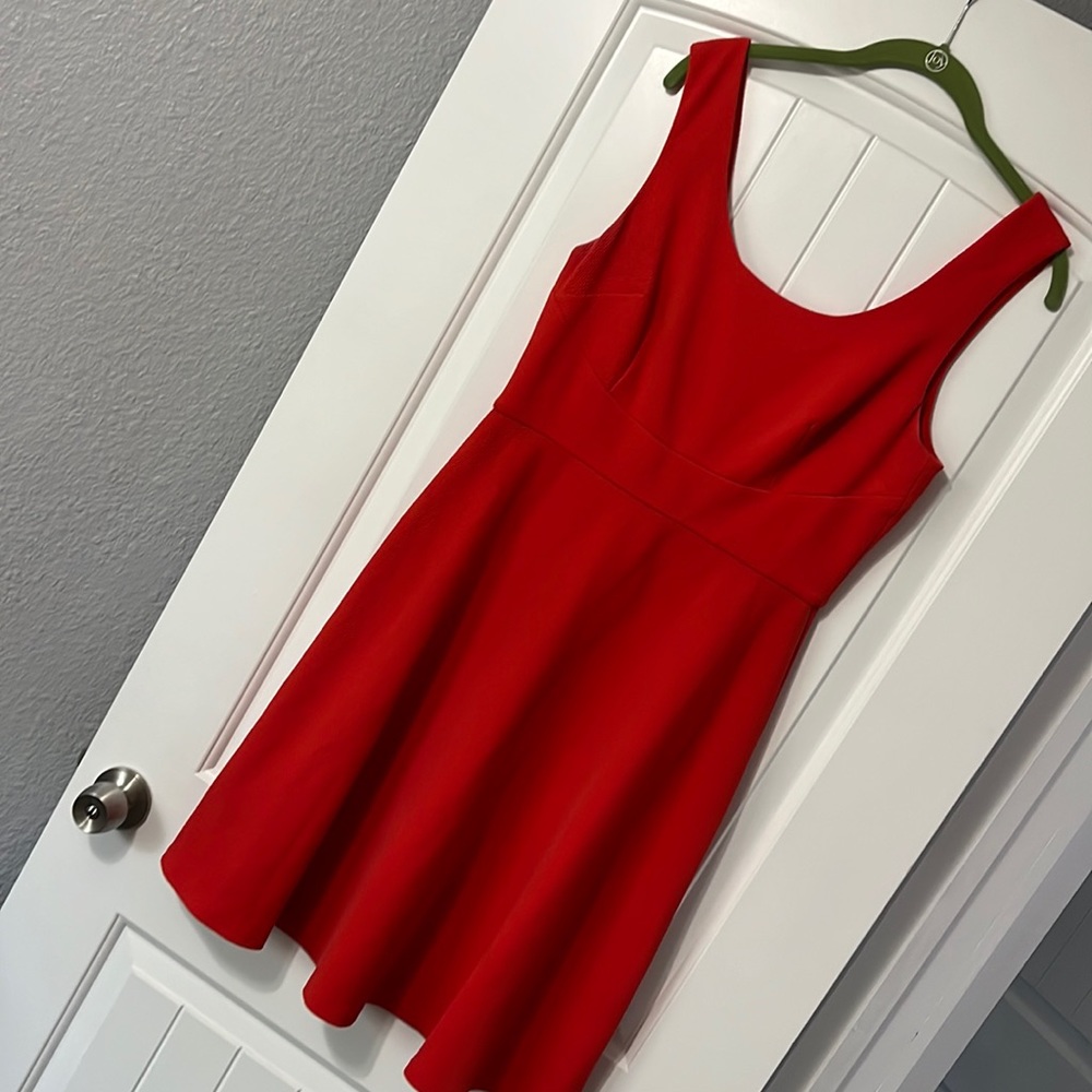 Orange tank top dress